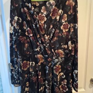 Floral Long Sleeve Dress